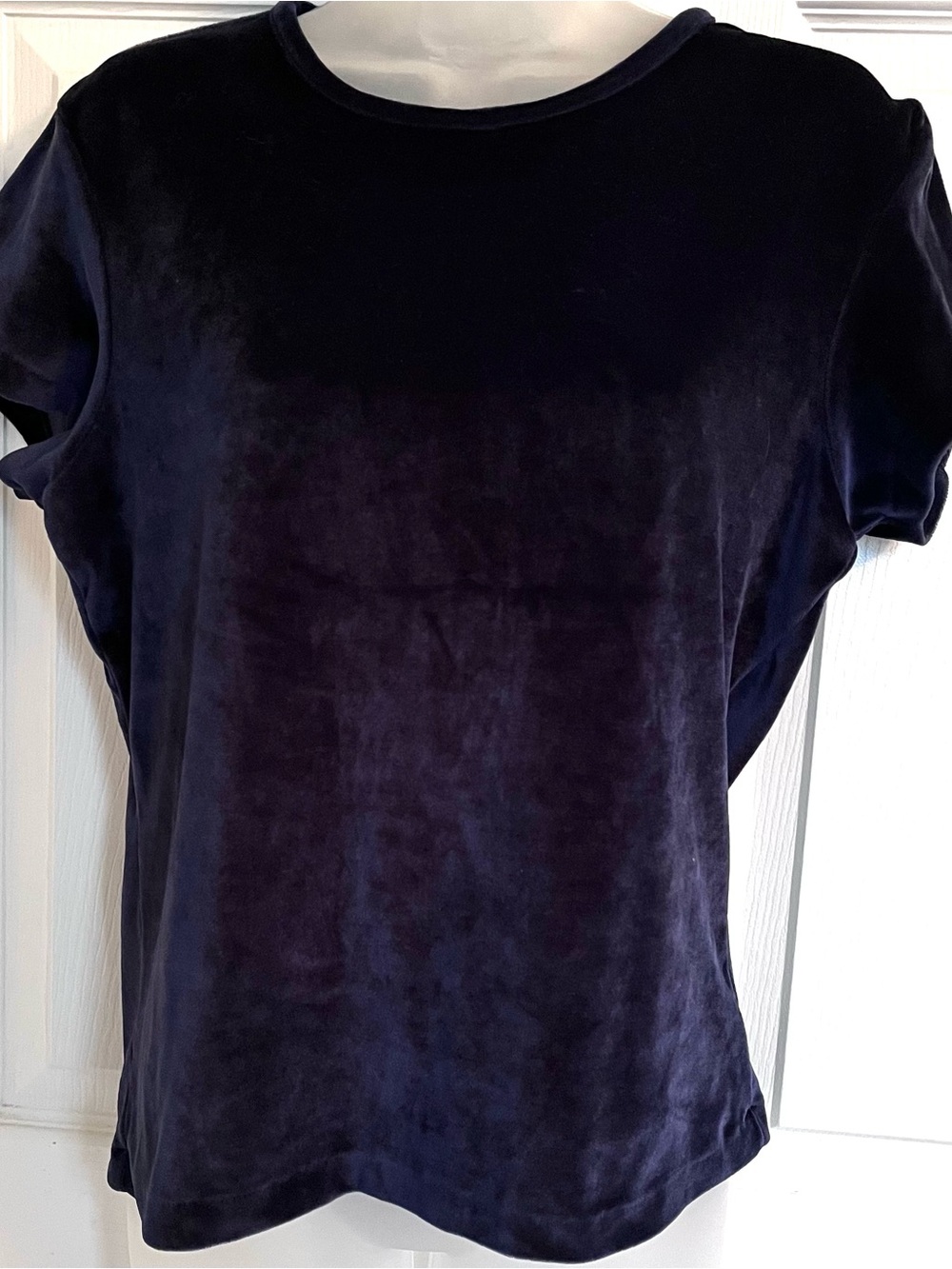 Vintage 90s Limited America Stretch Velvet Baby Tee Top Medium